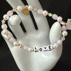 NWT Little Words Project “Love” Bracelet